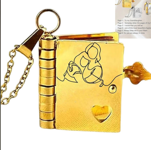 Star Story Locket™ Book Necklace Gift