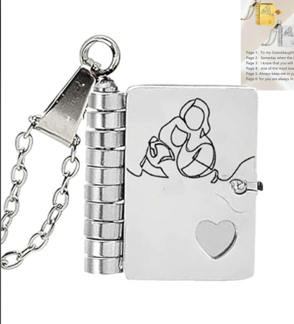 Star Story Locket™ Book Necklace Gift